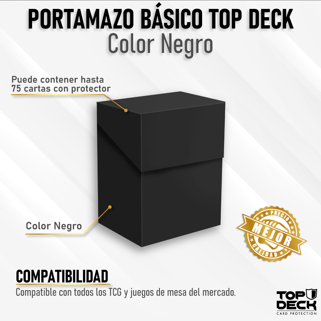 Portamazos Esencial | TOPDECK 75 color Negro