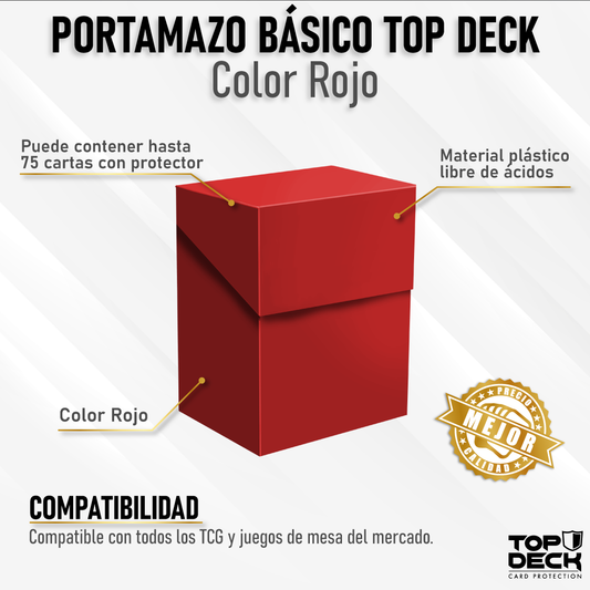 Portamazos Esencial | TOPDECK 75 color Rojo