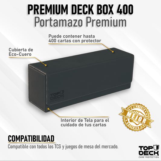 Portamazos Premium | TOPDECK 400 color Negro